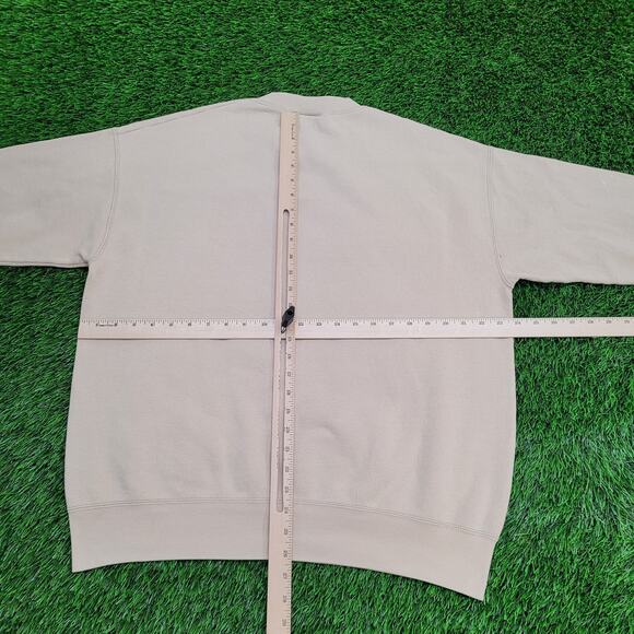 Vintage 90s Rutgers University Sweatshirt Large 24x26 Baggy - Picture 6 of 14